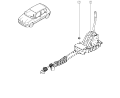 Linka Zmiany Biegów Oryginał renault Thalia II 8200905264