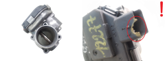 Przepustnica Powietrza Citroen Peugeot 9673534480 1.6 HDI Delphi 1614