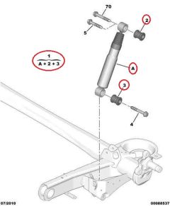 Amortyzator Tył Oryginał Jumpy Scudo Expert II III 1400918987