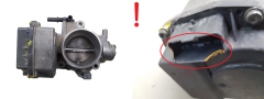 Przepustnica Powietrza Citroen Peugeot 9648053780 408239823003 1.8 2.0 VDO