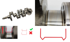 Wał Korbowy QXBA D4204T RHJ 2.0 TDCi HDI 0501N8 Ford Volvo PSA 4820