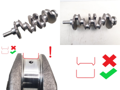 Wał Korbowy 2.0 hdi 16v RHR 0501K7 Citroen Peugeot Ford Volvo