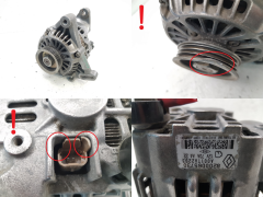 Alternator 8200065730 A001TA2293 1,2 16V Renault Clio 2 Kangoo