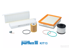 Zestaw Filtrów Do Citroen Peugeot KIT13 9813908880 Purflux
