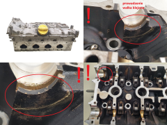 Głowica Silnika 1640 7701475605 2.0 16v Turbo Renault 8200295888 S6