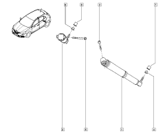 Amortyzator Tył Oryginał Renault Scenic IV 562103341R