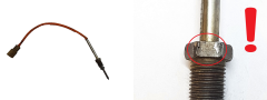 Czujnik Temperatury Spalin 8200921749 1.5 1.6 dci Renault Nisssan Dacia