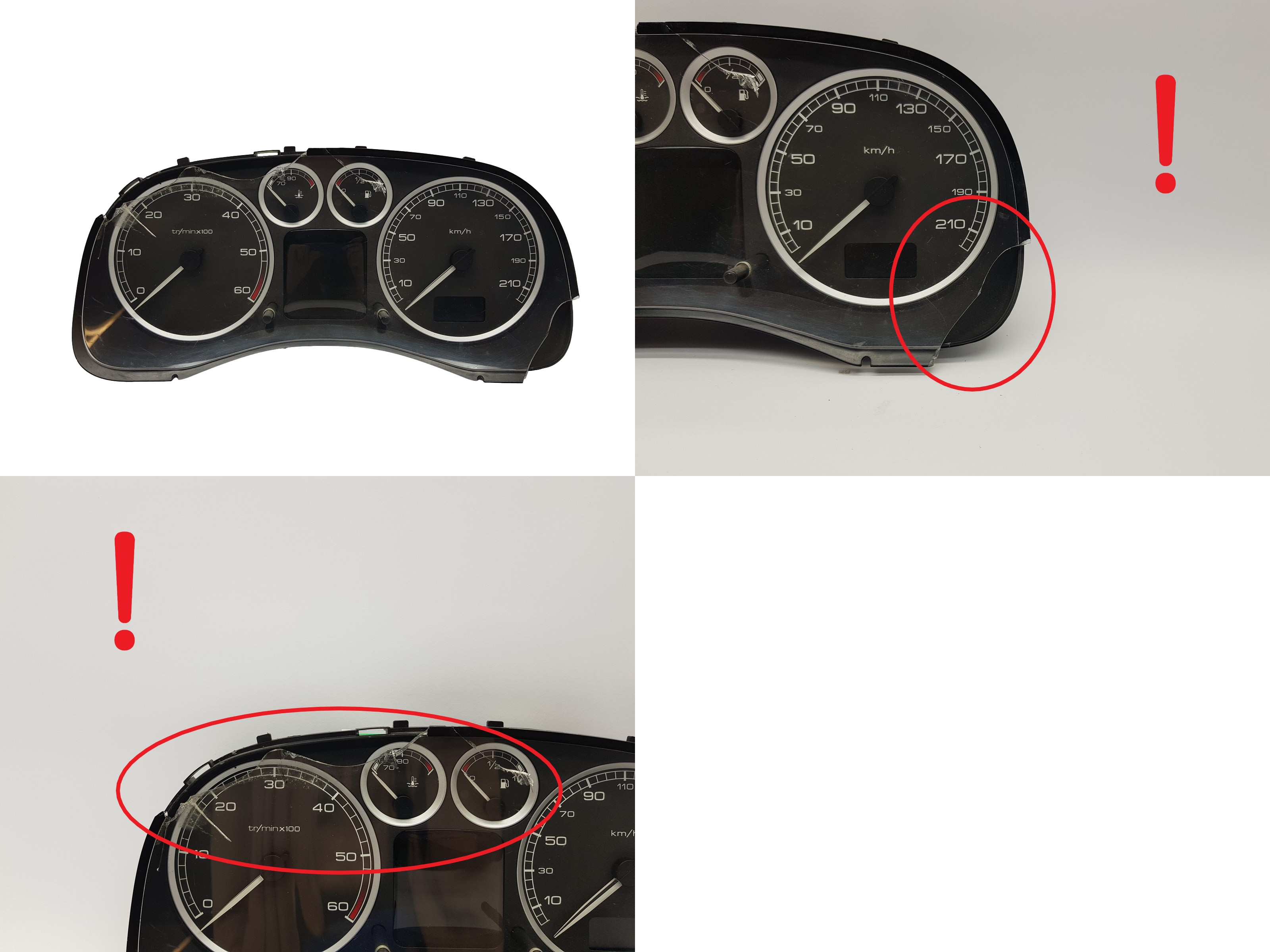 Licznik Obrotomierz Peugeot 307 9655476580 2248 main product photo
