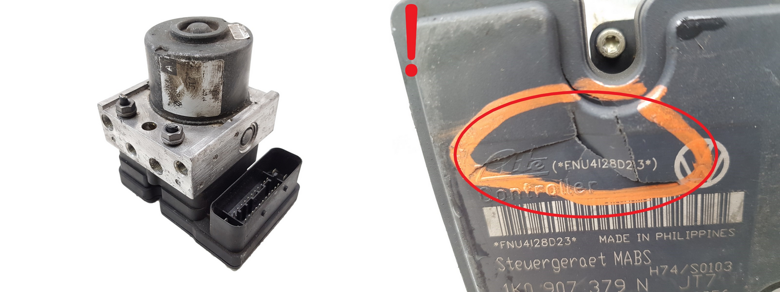Pompa Abs VW Golf 1K0614117F 1K0907379N Ate 1359 main product photo